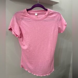Pink short sleeve top